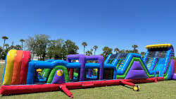 70 feet Purple Rush Obstacle Course