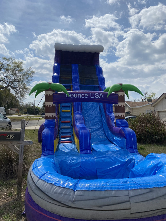 Purple Rain Water slide 22 Feet